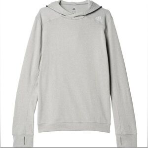 Adidas | Lightweight Response gray long sleeve Hoodie with thumb holes